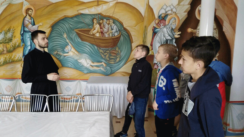 таэквондисты в Чижевичском храме Солигорск