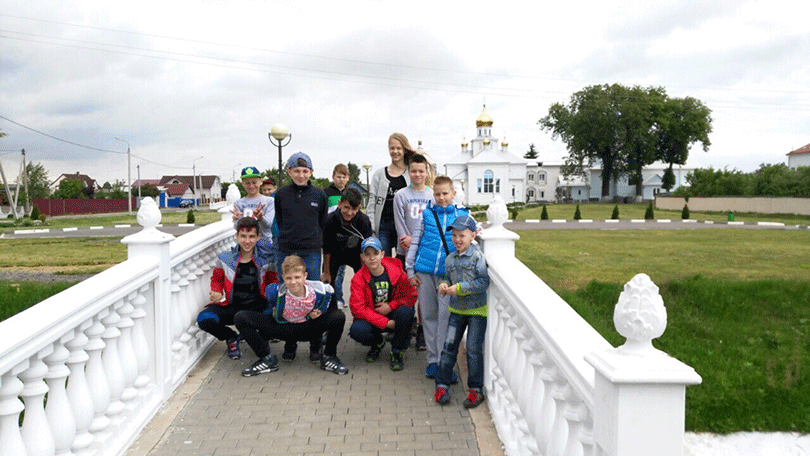 таэквондисты в Чижевичском храме Солигорск