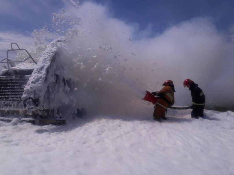 загорание комбайна Саковичи