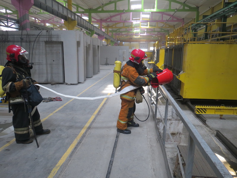 учения ГРОЧС на ДСК Солигорск