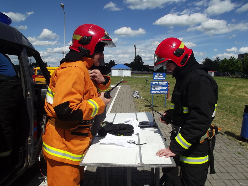 учения ГРОЧС на АЗС Солигорск