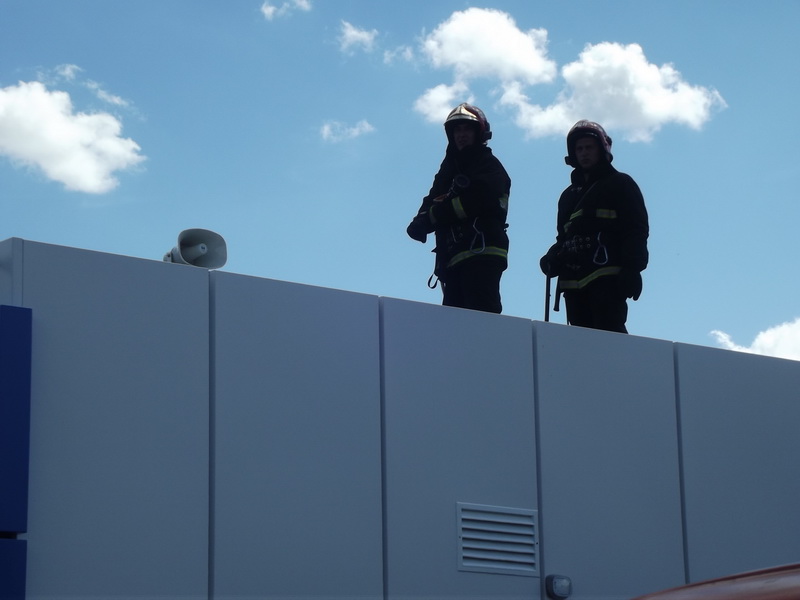 учения ГРОЧС на АЗС Солигорск