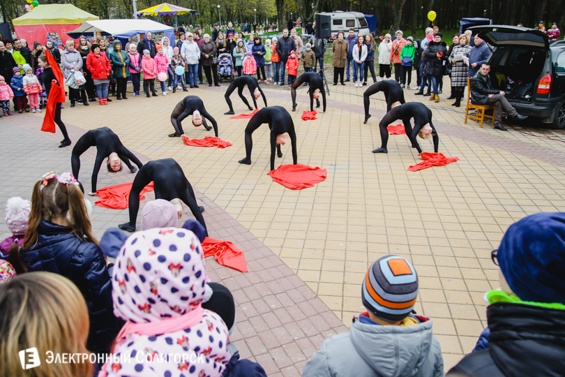 открытие сезона фонтанов Солигорск