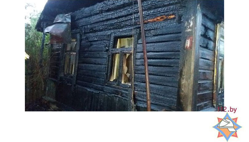 пожар с Слуцком районе