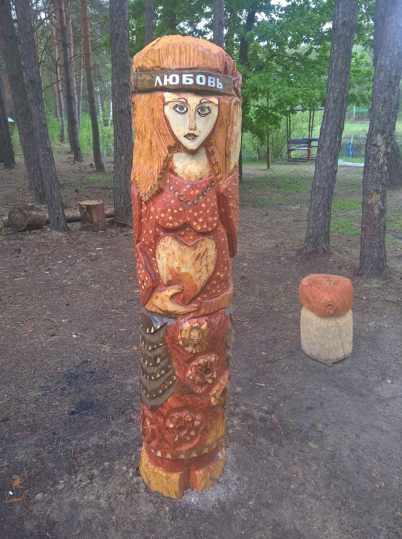деревянные скульптуры Тихая заводь