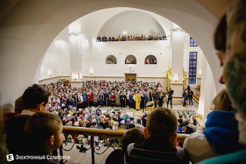 открытие собора Солигорск