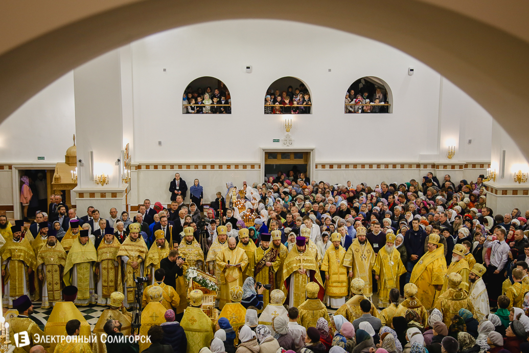 открытие собора Солигорск