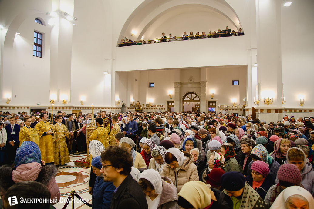 открытие собора Солигорск