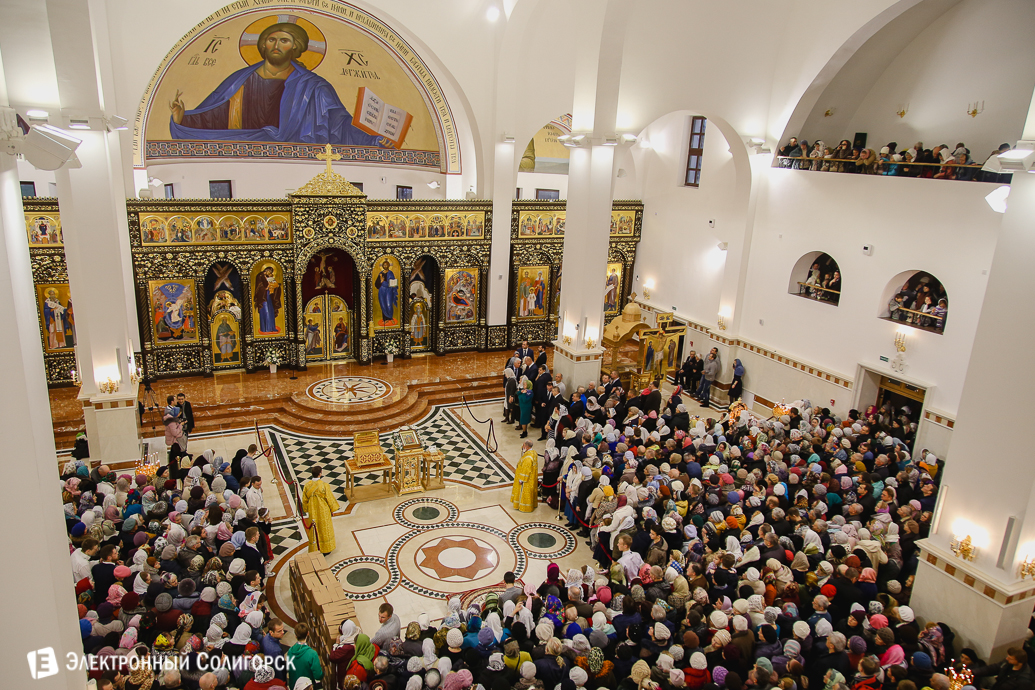 открытие собора Солигорск