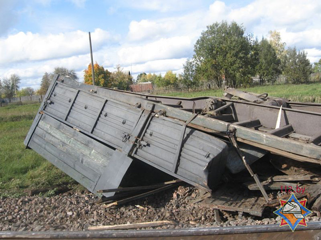 поезд столкнулся с МАЗом Осиповичи