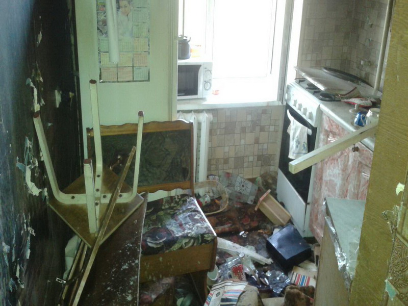 пожар пр.Мира 13а Солигорск