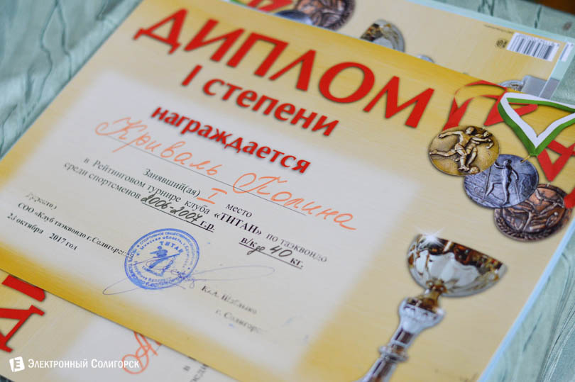 Солигорск таэквондо титан