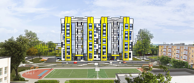 жилой дом Авангард ул.Горького Солигорск