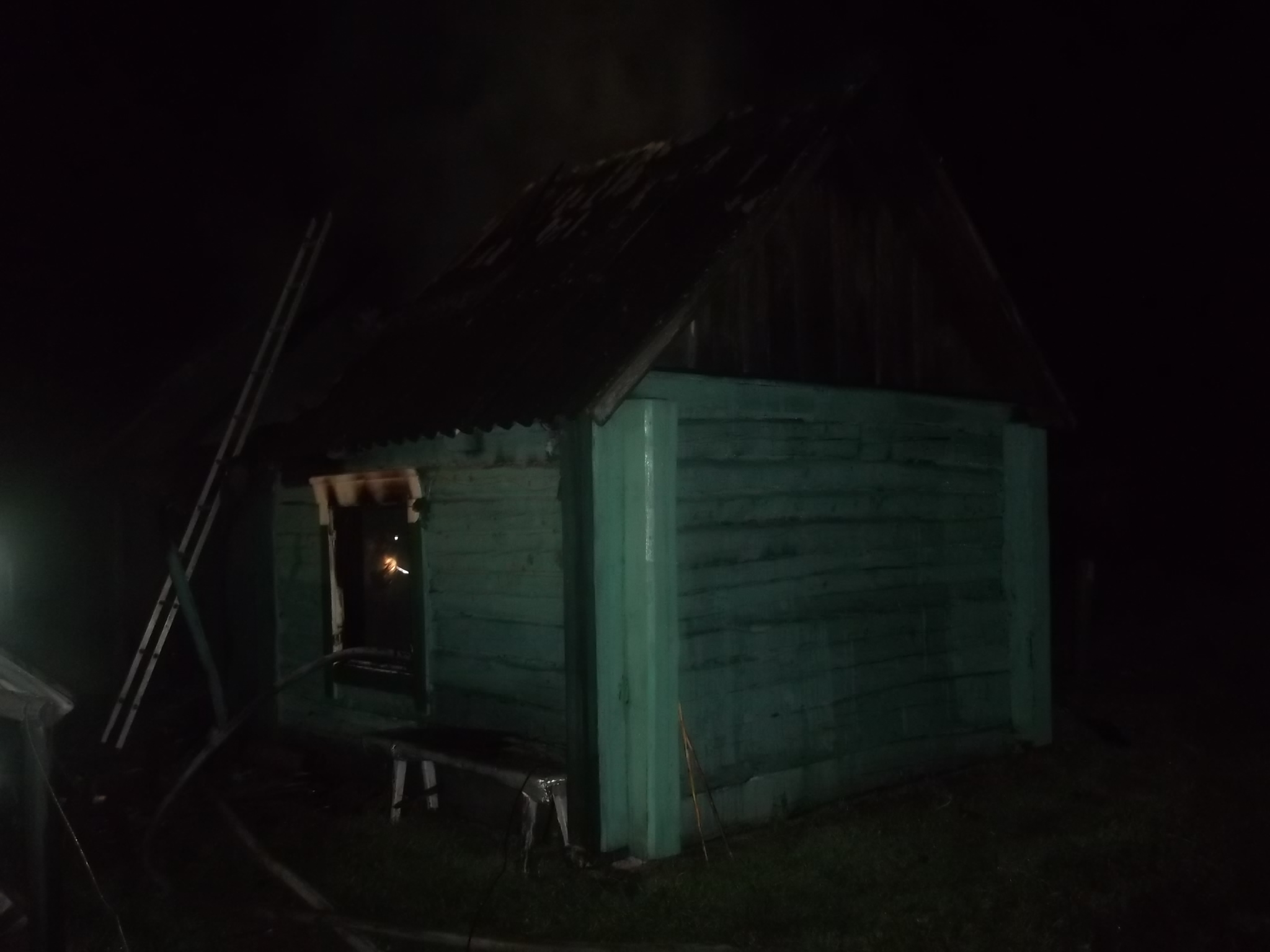 пожар в д.Махновичи 