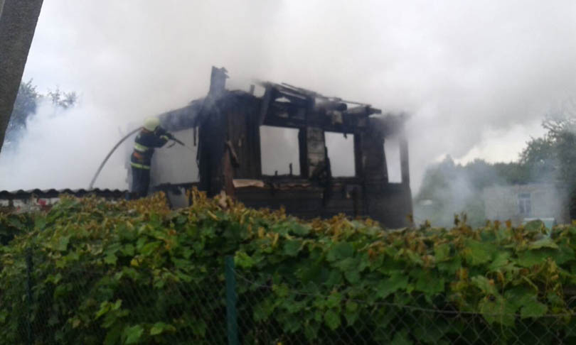 пожар в д.Летенец, с/т Радуга-90, Солигорск