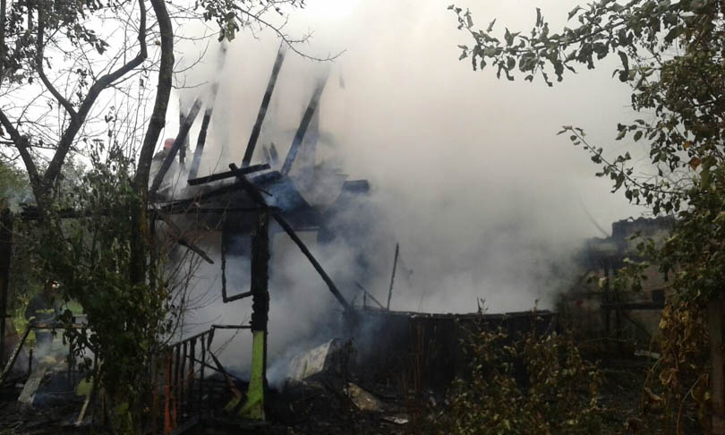 пожар в д.Летенец, с/т Радуга-90, Солигорск