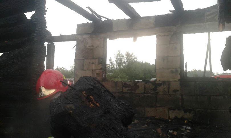 пожар в д.Летенец, с/т Радуга-90, Солигорск