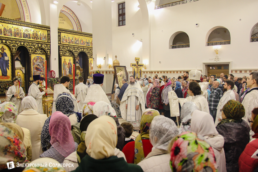 пасхальное богослужение собор Солигорск