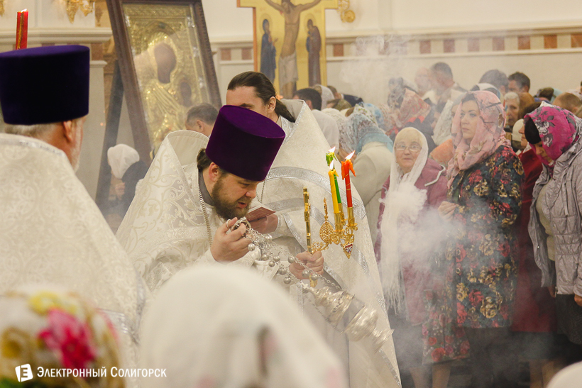 пасхальное богослужение собор Солигорск