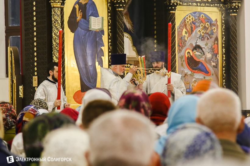 пасхальное богослужение собор Солигорск