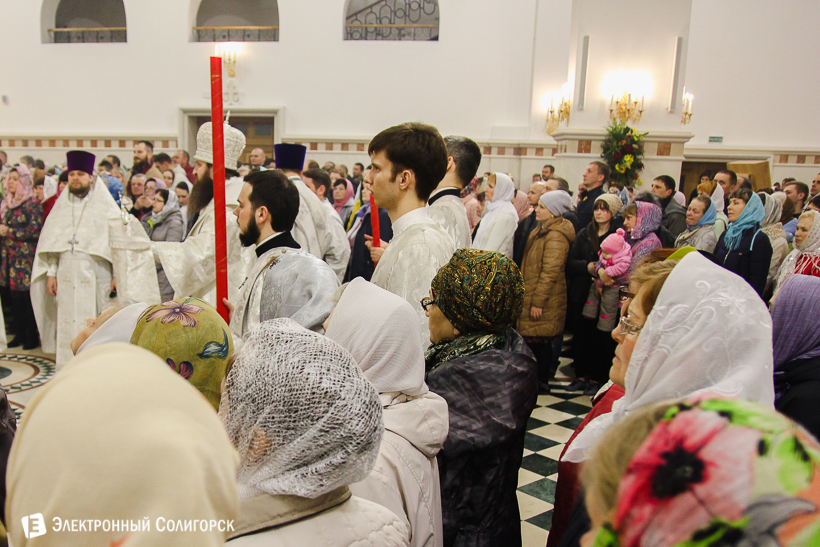 пасхальное богослужение собор Солигорск