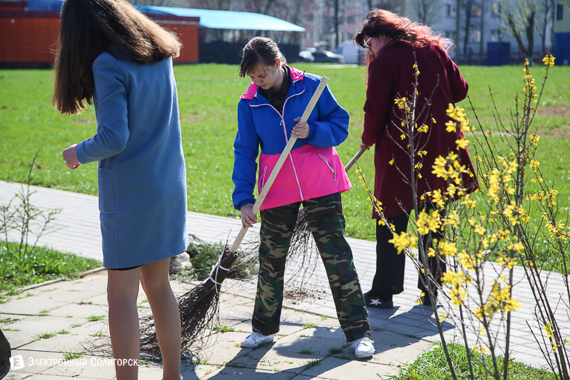 субботник аллея матери