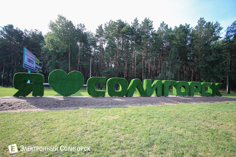 Я люблю солигорск буквы сердце топиарий