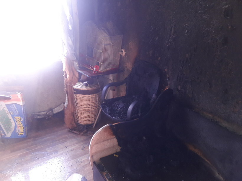 пожар Солигорск дом