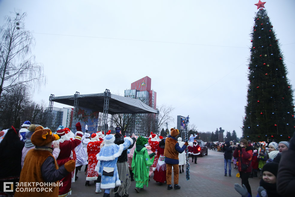 парад дедов морозов солигорск