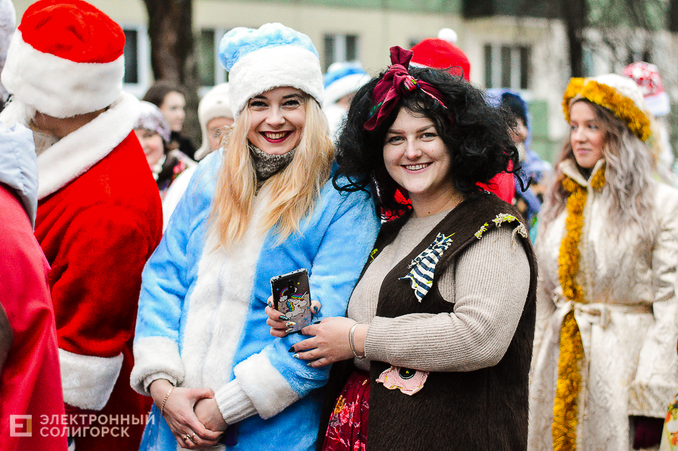 парад дедов морозов солигорск