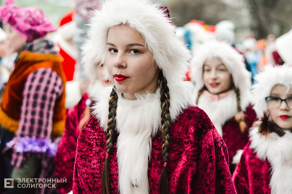 парад дедов морозов солигорск