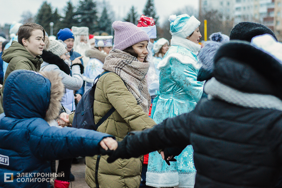 парад дедов морозов солигорск