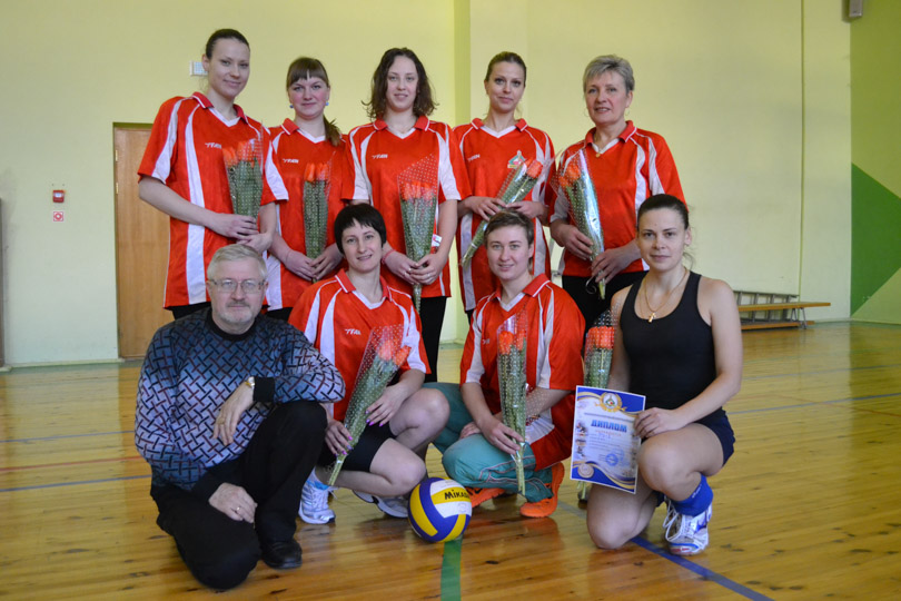 1 РУ 2 место воллейбольный турнир к 8 марта