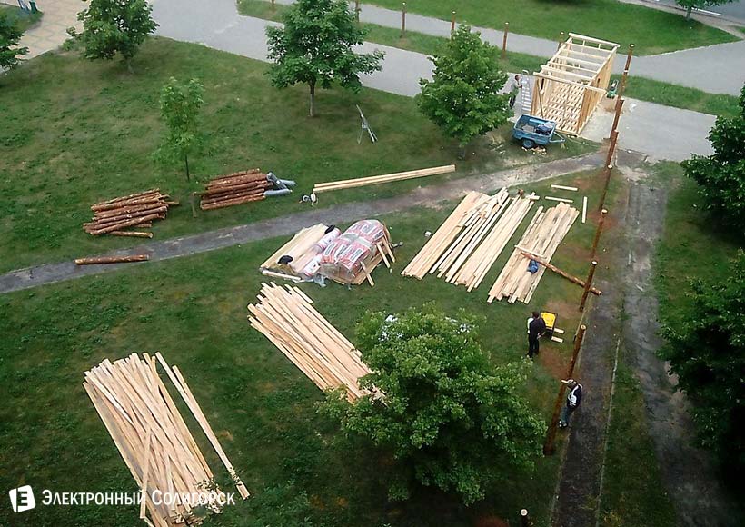 стройка улица Молодежная Солигорск