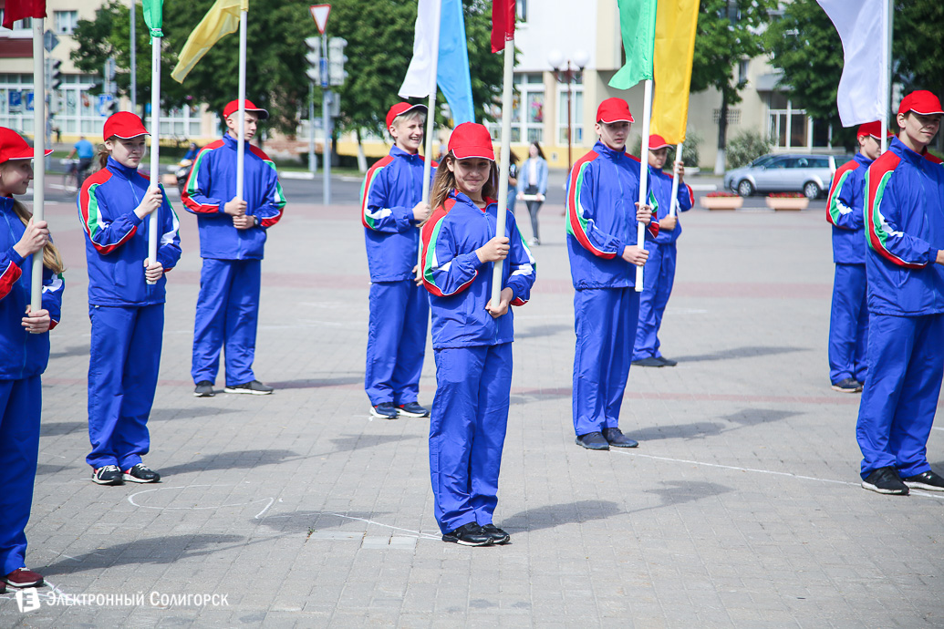 шествие спортсмены Солигорск