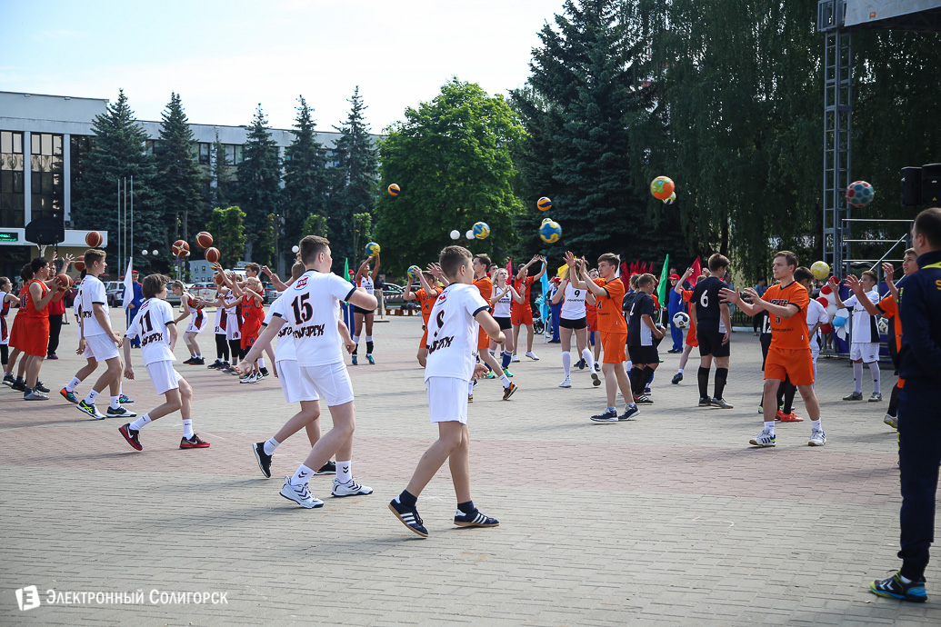 шествие спортсмены Солигорск