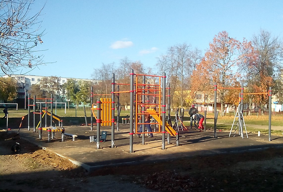 воркаут площадка солигорск