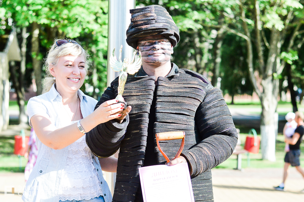 живые скульптуры солигорск