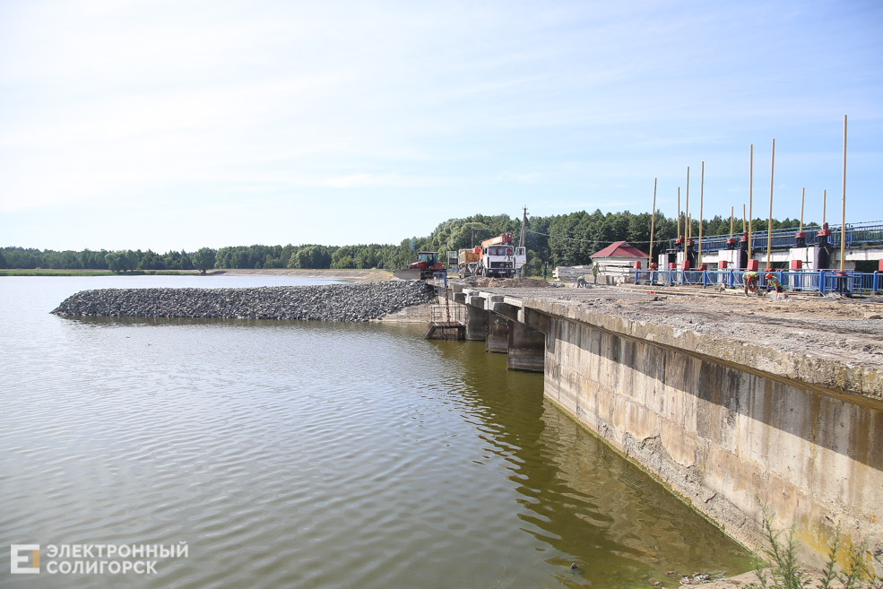 дамба солигорск ремонт
