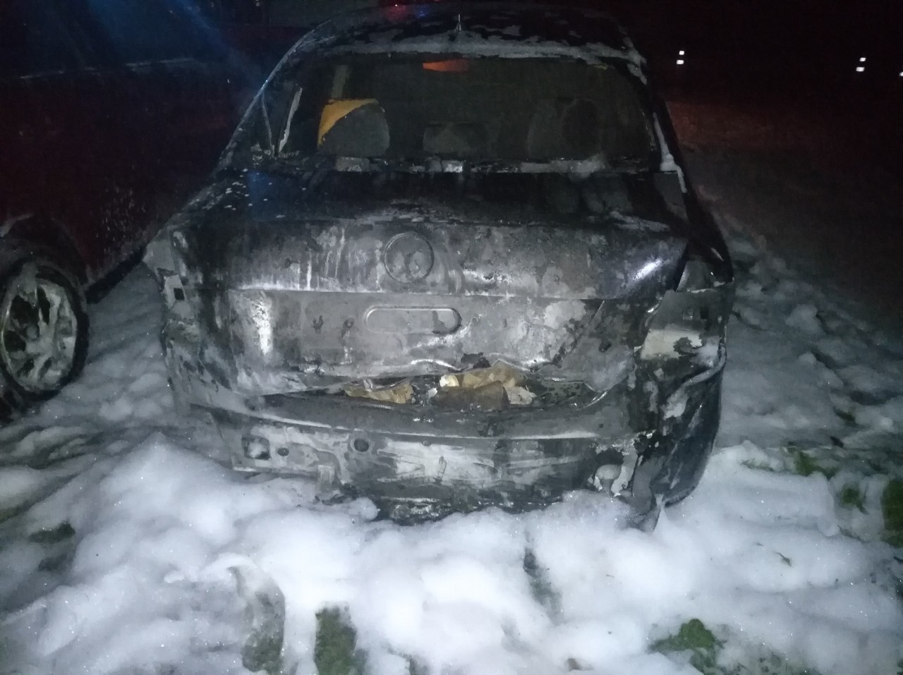 пожар автомобиль солигорск