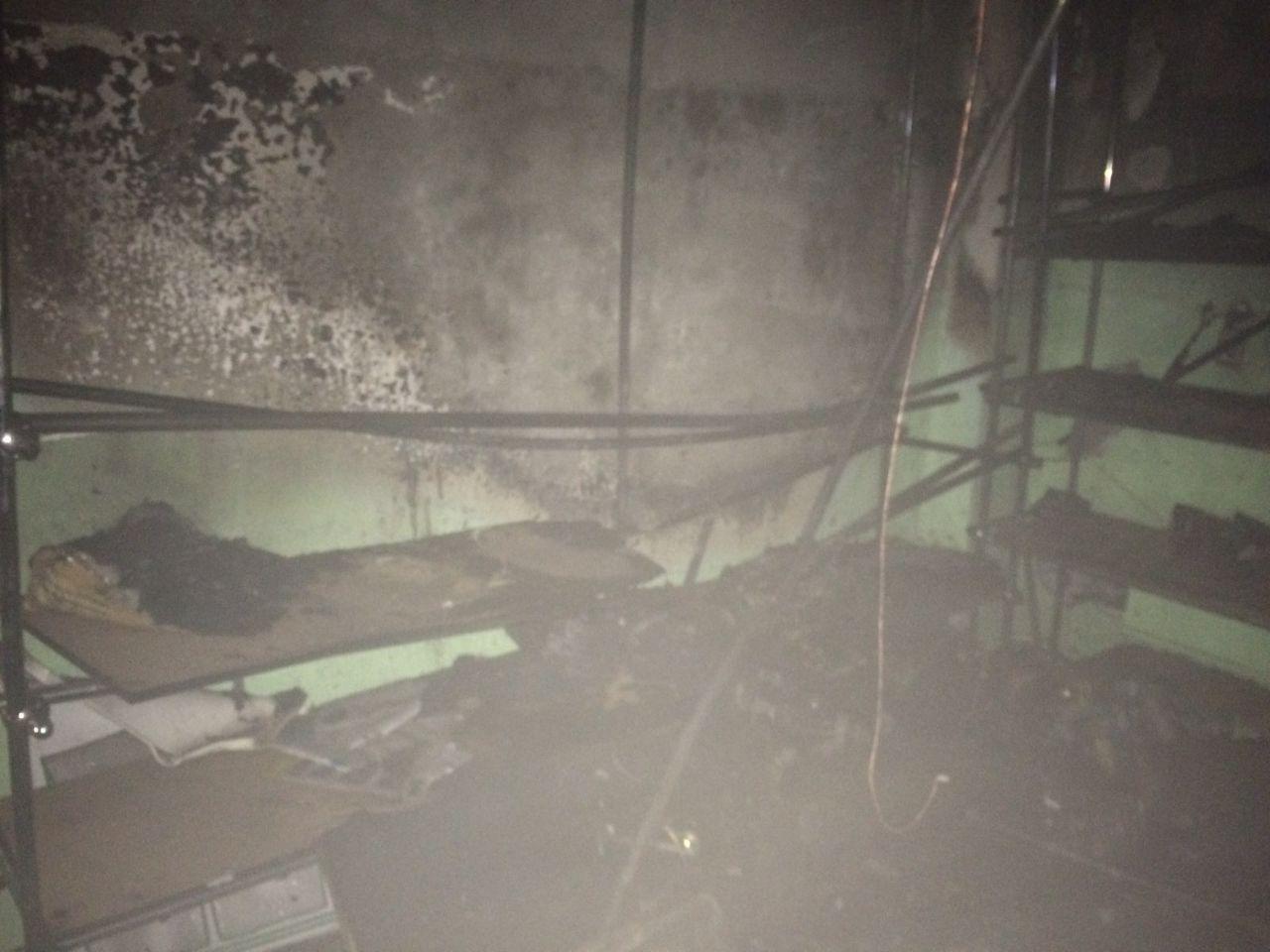 Пожар в Солигорске