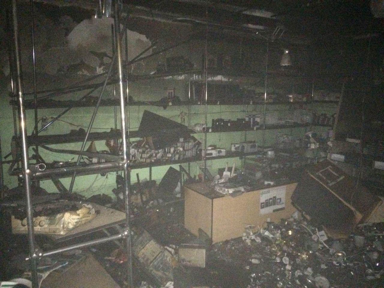 Пожар в Солигорске