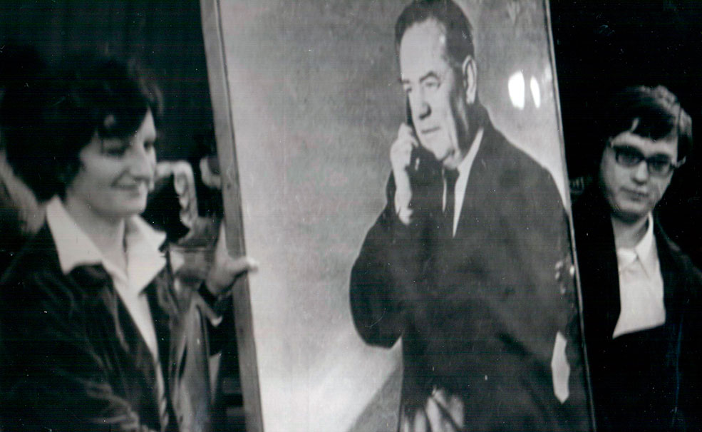 Школа №5 г. Солигорска - открытие памятника Козлову