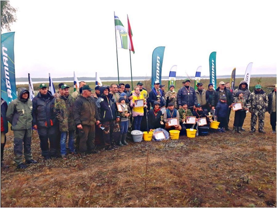 Соревнование по рыбной ловле на Солигорском водохранилище