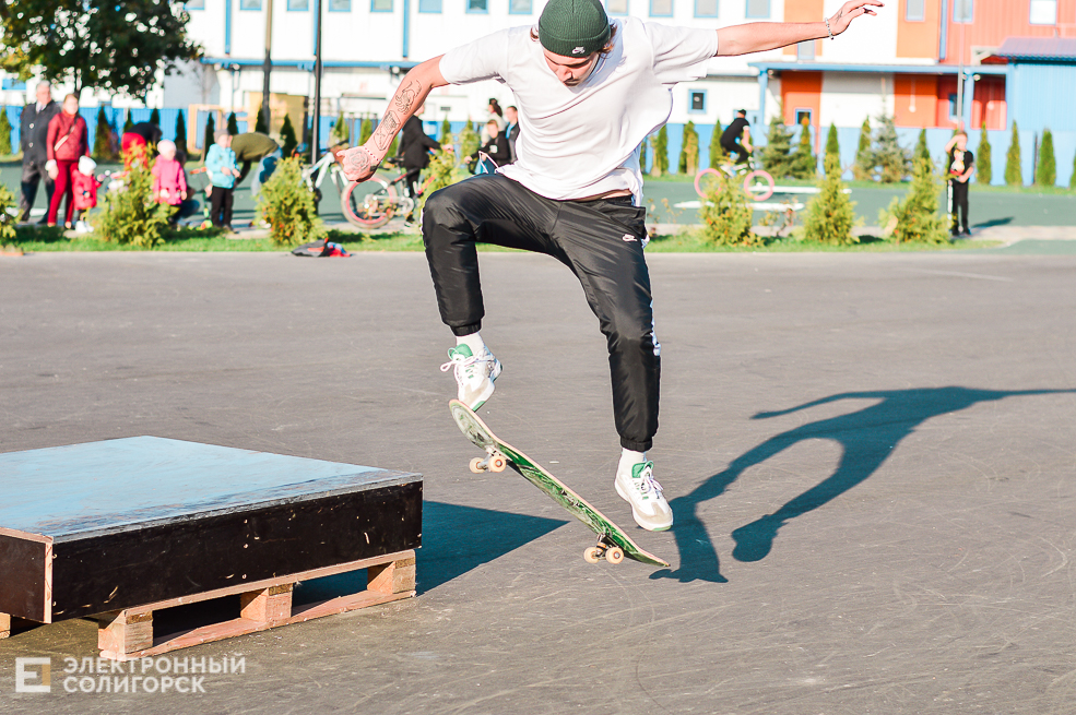 Соревнование скейтеров, самокатеров и bmx-серов в Солигорске