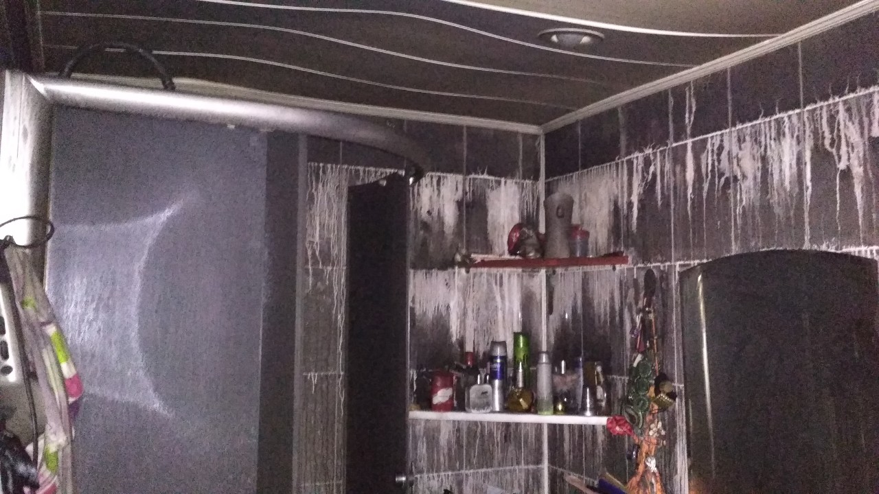 Пожар в квартире в Солигорске