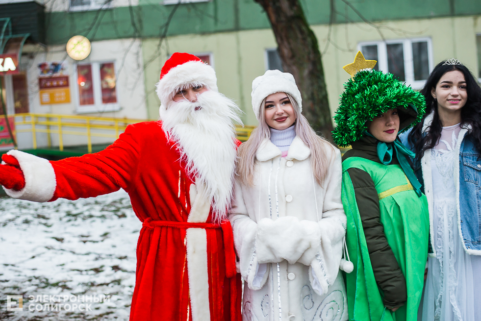 шествие дедов морозов