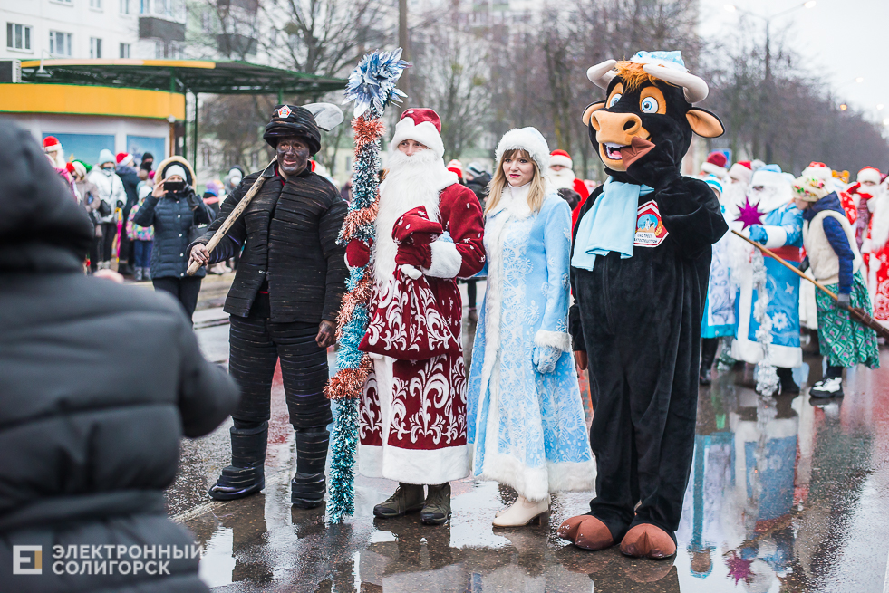 шествие дедов морозов