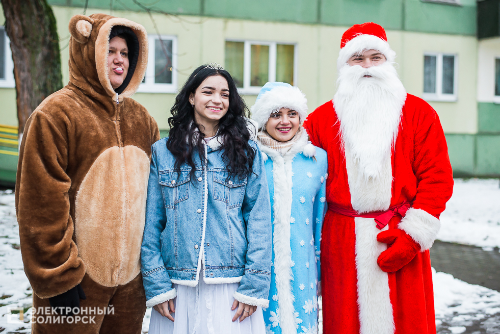 шествие дедов морозов