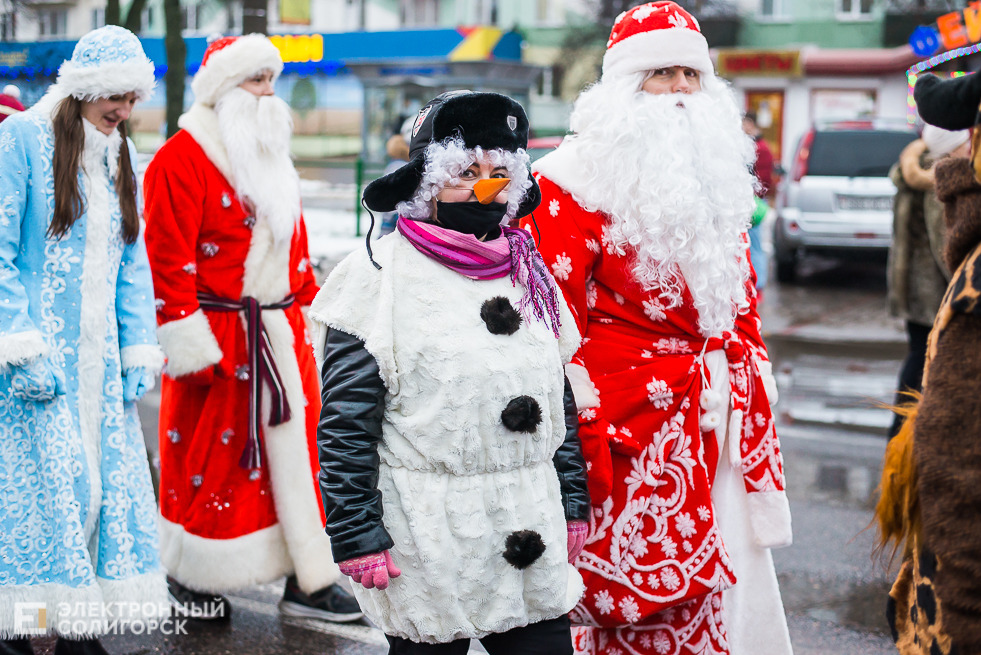 шествие дедов морозов